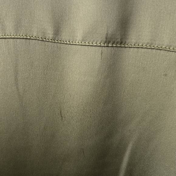 Nicole Miller Blouse sz XXL Olive green - Picture 7 of 7